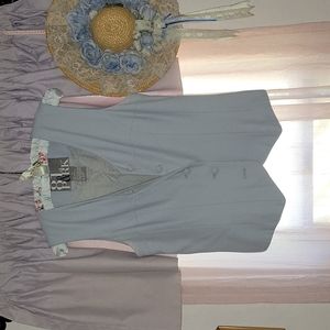 Dusty blue vest size S
